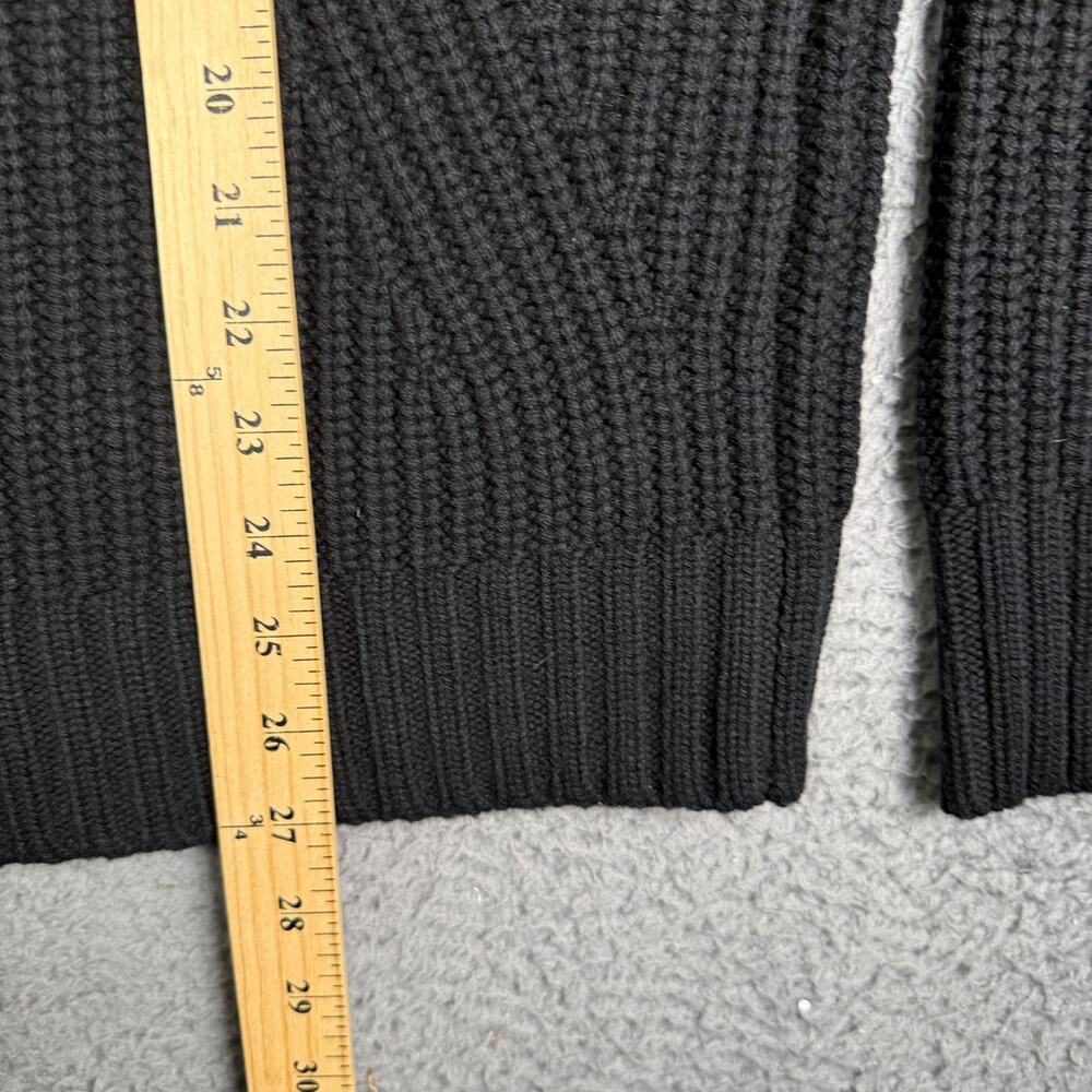 Buck Mason Herdsman Shawl Collar Cardigan Mens Large Black Wool Cashmere Sweater - Picture 8 of 9